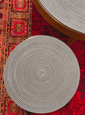 رومیزی گرد ساده دو رو